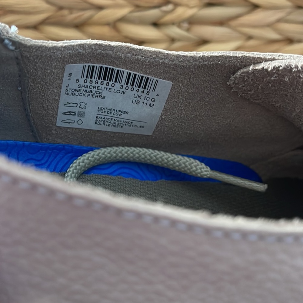 Clark Extreme Confort Schacrelite Low color is Stone Nubuck size 11M - Picture 6 of 8